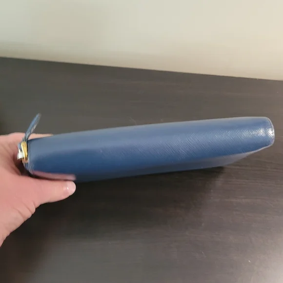 Prada Blue Leather Wallet - Picture 9 of 10